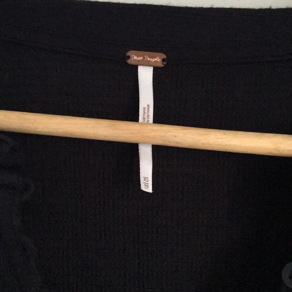 Free People | Black tunic top XS - Picture 2 of 7